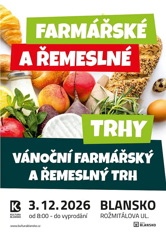 VÁNOČNÍ FARMÁŘSKÝ A ŘEMESLNÝ TRH