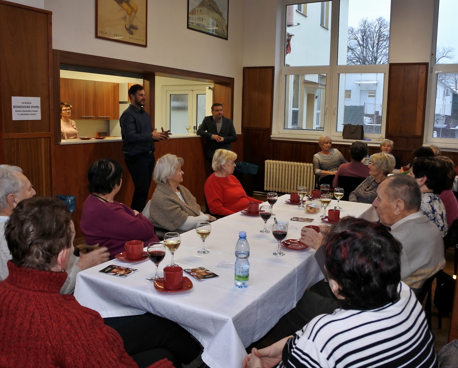 Klub seniorů: Novoroční přípitek s vedením města